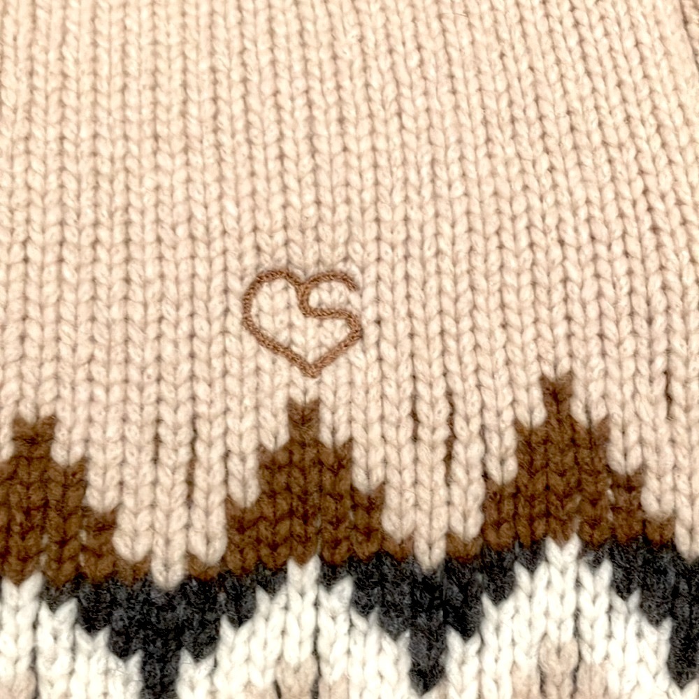 Claudia Schiffer + Frame Merino Wool Fair Isle Turtleneck Sweater NWT - Picture 10 of 15